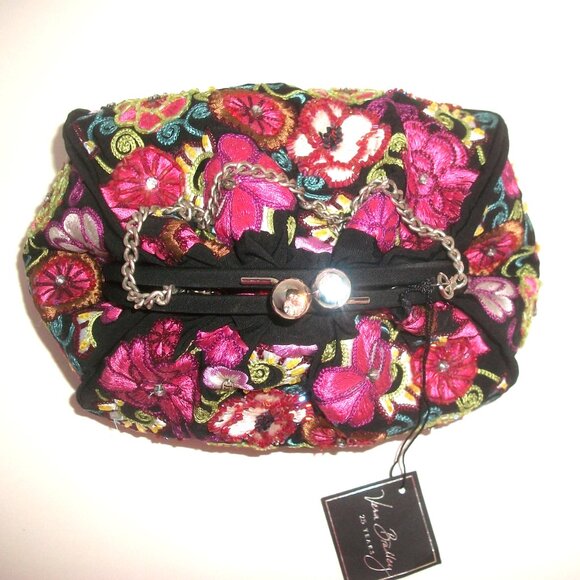 NWT Vera Bradley  25th Anniversary Limited Ed. Beaded, Embroidered Evening Bag - Picture 2 of 9